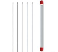 5pcs Stainless Steel Earthworm Air Needle Set for Carp Fishing, Designed to Enhance Bait Hooking and Prevent