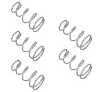 5pcs Stainless Steel Faucet Return Spring for Beverage Urns, Silver | 304 Steel, Polished Burr Free Finish, High Cycle Elasticity, Cafe and Catering Maintenance Use