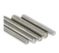 5pcs Stainless Steel Full Thread Rod, M3 M4 M5 M6 M8 Threaded Bar Stud, Length 55mm 60mm 65mm 70mm 90mm(60MM*M4)