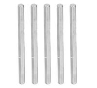 5Pcs Stainless Steel Hex Rod Bar Shaft, 8mm Diameter with 7mm Flat Spacing, Solid Hexagonal Lathe Bar for Intelligent Robots and Engineering Equipment (4102-0008-0160)