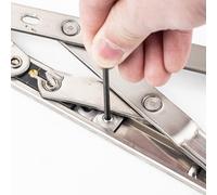 5Pcs Stainless Steel Limit Plate Set for Windows No Drill Adjustable Opening Solution (22mm)