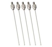 5Pcs Stainless Steel Needle Points for Dial Indicator and Height Gauge, M2.5 x 0.45 Thread, 1 mm Diameter, 50 mm Effective Len