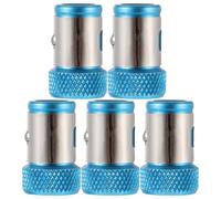 5pcs Stainless Steel Screwdriver Bit Ring for Drill Driving | Quick Screw Pickup, Less Bit Wear and Fewer Dropped Screws, for Woodworking and Hinge Fitting