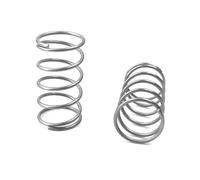 5Pcs, Stainless Steel Springs, Compression Springs, 2.0x15x15mm,Suitable for Mechanical Equipment, Automotive, and Electronics Repair
