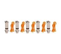 5Pcs Stainless Steel Survival Whistle | Loud Emergency Whistle for Outdoor/Security/Sports | Metal Protective Whistle with Lanyard for Young Users & Adults | 80mm, Silver