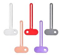 5pcs Stainless Steel Tube Squeezer, Multi-Color Tube Squeezer, Metal Toothpaste Squeezer, Tube Winder, Toothpaste Squeezer for Cosmetic Waxing, Hand Cream