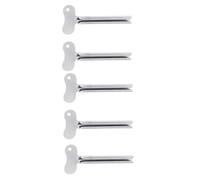5Pcs Stainless-Steel Tube Toothpaste Squeezer Keys Metal Hair Dye Color Wringer Tool Durable Key Roller Dispenser Processing Bathroom Safety, Aids and Accessories