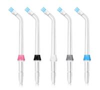 5pcs Standard Replacement Jet Tips for Waterpik Spare Nozzles, Classic Jet Tips for Oral Irrigator Replacement Jet Point Set for WP-100 WP-250 WP-450 WP-560 WP-660 WP-811 WP-861 for Brackets