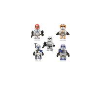 (5PCS) Star Wars Clone Trooper Cody Rex Commander Fit Lego Minifigures
