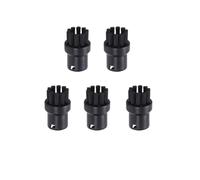 5PCS Steam Engine Brush Black Steamer Cleaning Brush ，Compatible for Karcher