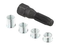 5Pcs Steel Spark Re-thread Repair Tool Set with 14mm Tap & Inserts for ATV/UTV/Side-by-Side Engine Thread Restoration