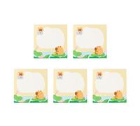 5pcs Sticky Note Aesthetic Memos Pad Cartoon Panda Post Sticky Pad Roommate Students