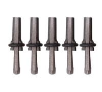 5pcs Stone Splitter, 16mm Rock Splitter Plug Wedges Heavy Duty Manual Stone Sculptor Opener Hand Tool for Concrete Marble Granite Rock