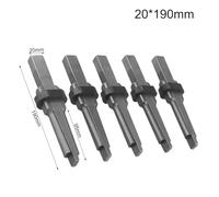 5Pcs Stone Splitting Equipment Rock Splitting Kit with Masonry Wedges for Granite Marble Concrete Breaking and Quarrying(16 * 105mm)