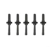 5pcs Stone Splitting Wedges 125x12mm Heavy Duty Rock Splitter Tools for Concrete Granite Masonry