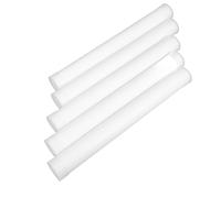 5Pcs Storage Tube with Caps, 31x3.5x3.5cm PE Matte White | Portable Carry, Long-Lasting Build, for Artwork and Blueprints, Art Studio Transport, Artists and Students