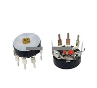 5PCS Straight Angle Radio Potentiometer RV12MM B10K B103 Power Amplifier Volume With Switch 12mm
