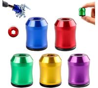 5PCS Strong Magnetic Screw Ring, 2026 Upgrade Screwdriver Head Magnetic Ring for Power Bits & Hex Screwdrivers, Universal Magnetic Screw Ring Head, Removable Household Tool Metal Screw