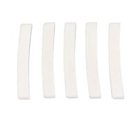 5PCS sturdy Classical Acoustic Guitar Bone String Bridge Saddle Blank, outstanding Fit Guitar Accessory, Improves Sound Quality, Easy to Install, Wide Compatibility, Made of Excel