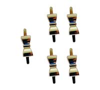 5pcs Stylish Butterfly Bows Metal Hardware Bag Enhancements Suitable for Creative Projects and Wrapping