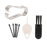 5Pcs Stylus Pen Tips, Pen Nib Replacement for Note10 /Note10 Plus/Note 20 /Note 20 Ultra 5G, Tab S6 /S6 Lite /S7 /S7+ Plus (3 Soft + 2 Hard Nibs) (All Black)