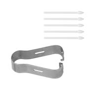 5Pcs Stylus Tips Accurate Sensitive Scratch Portable Replacement Touch Nibs For S6/S7/S7+/S6 Lite/Note10/Note 5G/Note10+/Note10+ 5G/Note20, Made of ABS Material, (White)