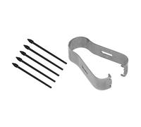 5Pcs Stylus Tips Accurate Sensitive Scratch Portable Replacement Touch Stylus NibsWhite, Multifunctional Accessory For Home Use (Black)