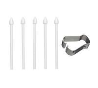 5PCS Stylus Tips Stylus Pen Tips,Touch Stylus S Pen Replacement Tips Nibs For Samsung Galaxy Tab Tab S6lite S6/S7/S7+ Note10/note20 (White)