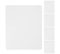 5pcs Sublimation Mouse Pad Blanks White Rubber Non-Skid