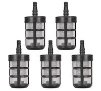 5pcs Suction Hose Filter DBAILY Water Pump Suction Filter with Strainer Hose End Sprayer Double-Layer Encryption Strainer Pressure Washer Washing Machine Water Inlet Common Filter Accessories
