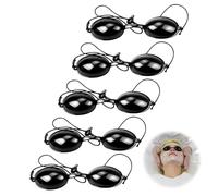 5pcs Sunbed Goggles,Eye Patch Eyewear Laser Protection For Patients in IPL UV Infrared Led Red Blue Light Hard Wavelength,Sunbed Eye Protection Safety Tanning Goggles for Solarium & Skincare Use