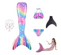 5pcs Swimming Costume With Bracelet Necklace Earrings Set, Take Beautiful Photos Of Your Kids,A-140