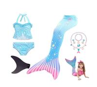 5pcs Swimming Costume With Ocean Sparkle Decoration, Take Beautiful Photos Of Your Kids