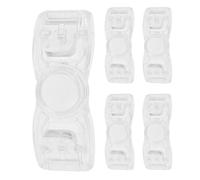 5pcs Swimming Goggles Buckles Quick-release Connector Plastic Wear-resistant Corrosionproof Sturdy Comfortable Fit for Youth and Adults Daily Use