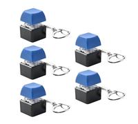 5Pcs Switches Mechanical Keyboards Tester for Stress Relief and Fidgets Fun Portable with Keychain Attachment Desk Toy
