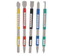 5Pcs TE-020 CPU Glue Prying Disassemble Tool Set for Multi Function Opening Hand,Superior Material and Craftsmanship,Three Types of Scrapers,Portable and Convenient,Pack of 5