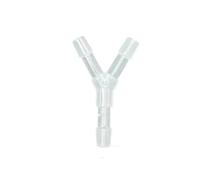 5Pcs Tee Connector Hose Barb Fitting Y Shaped Air Water Flow Splitter Plastic Tubing Joint for Drip Irrigation Aquariums Garden(5mm Y Tee 5pcs)