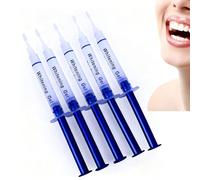 5PCS Teeth Whitening Gel Kit Refills 35% Teeth Bleaching Gel, Fast and Effective Tooth Whitening Kit with 5 Syringes - Get a Dazzling Smile, Tooth Whitener Gels for Sensitive Teeth