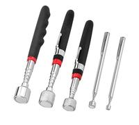5PCS Telescopic Magnetic Pickup Tool, Durable Telescopic Magnetic Collector with Pocket Clip, Magnetic Pickup Tool for Retrieving Small Parts, Bolts, Metal Items,Components(1.5LB 3LB 10LB 15LB 20LB)