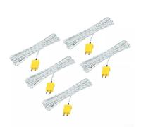 5PCS Temperature Probe For TM902C With K Type Connector 2m Cable Length Compatible With TES1310 TM6801 And Similar Devices