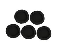 5pcs Tenor Sax Bell Cover Black Polyester Elastic Practical | Aerosol Prevention, Home Practice and Performance Use, Five-piece Pack for Saxophone