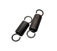 5Pcs Tension Spring, Spring Steel Double Hook 0.5mm Wire Diameter 3mm OD 50mm Length