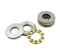 5pcs Thrust Ball Bearing 3D Printer F3 8M F5-10M F6 12M F8-22M F8-14M F8 16M F10-17M F12-21M Miniature Axial Ball Bearings(F10-17M 10x17x5mm)