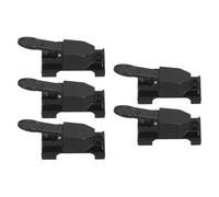 5Pcs TIG Welding Torch Switch Housing Set - ABS Black Anti-Oxidation Replacement for Standard Argon Welding Torches