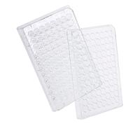 5PCS Tissue Culture Plate 96 Well, Polystyrene Cell Culture Plate Flat/Round/Tip Bottom Petri Dish for Lab Experiment Instrument