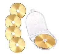 5pcs Titanium Coated Rotary Cutter Blades, Universal Replacement Circular Fabric Cutting Blades Knife Refill for OLFA/Martelli/Dremel/Truecut/DAFA for Quilting Sewing Scrapbooking Tool (60mm)