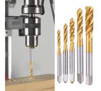 5pcs Titanium Coated Screw Tap Bit Set UK