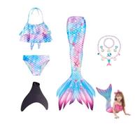 5pcs Toddler Swimming Costume With Bracelet Necklace Earrings Set, Take Beautiful Photos Of Your Kids,E-130