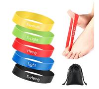5Pcs Toe Exercise Bands - Adjustable Toe Spacers & Correctors for Pilates, Yoga, Home Workouts - Hallux Valgus Alignment for Big Toe & Foot Comfort - Resistance Rubber Bands for Bunion Support