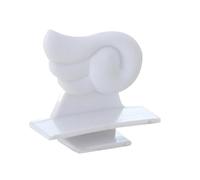 5pcs Toilet Seat Lifter Wings Shape White More Sanitary | Polypropylene Build, Avoid Touching Lid, Convenient for Elderly, Bathroom Replacement Part